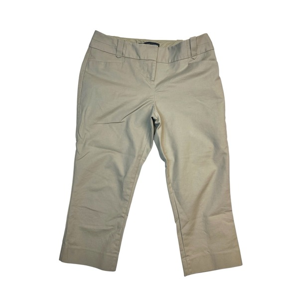 The Limited Cassidy Fit Dress Capri Pants Women's Size 8 Khaki - Picture 1 of 8
